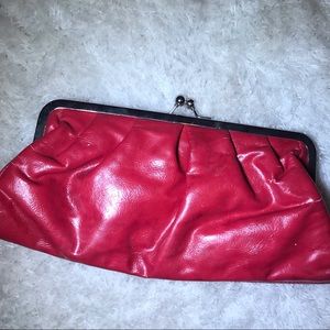 Vintage Red Clutch